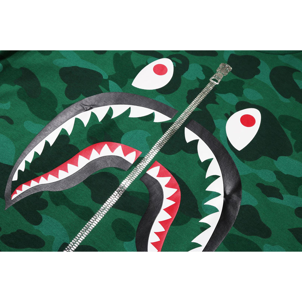 COLOR CAMO SHARK TEE MENS | us.bape.com