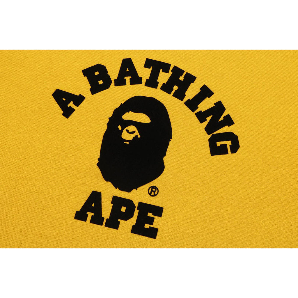 bape yellow tee