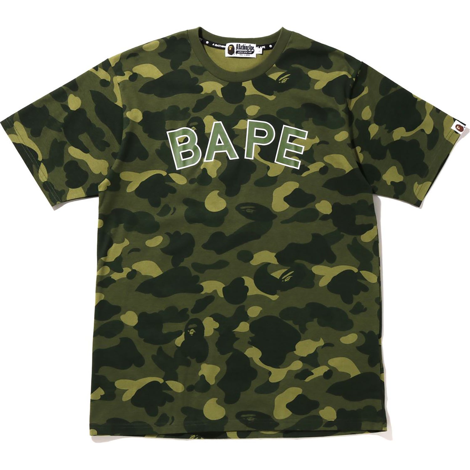 COLOR CAMO BAPE TEE MENS