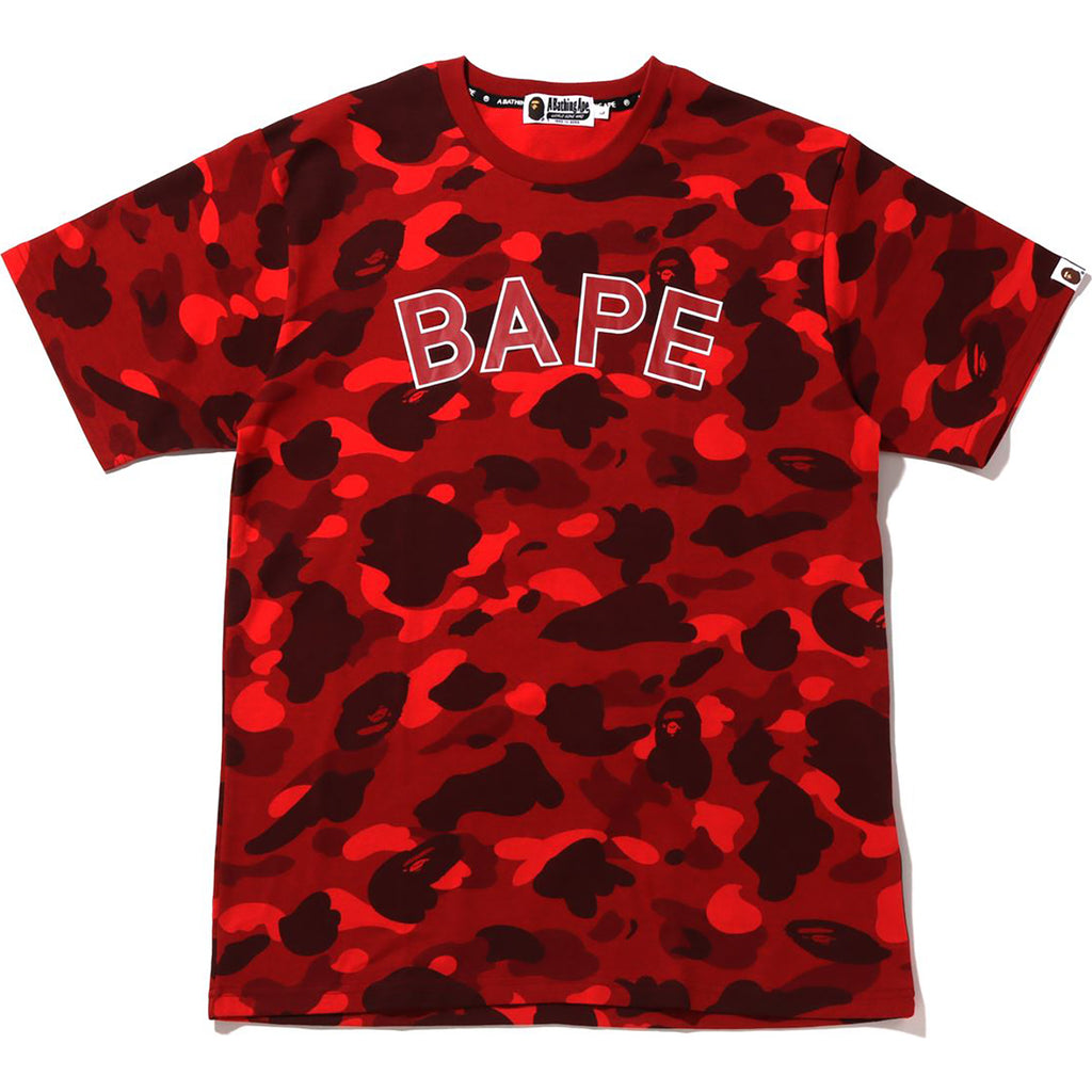 Men's Bape tee Shirt A Bathing Ape T-shirt (Purple Camo)