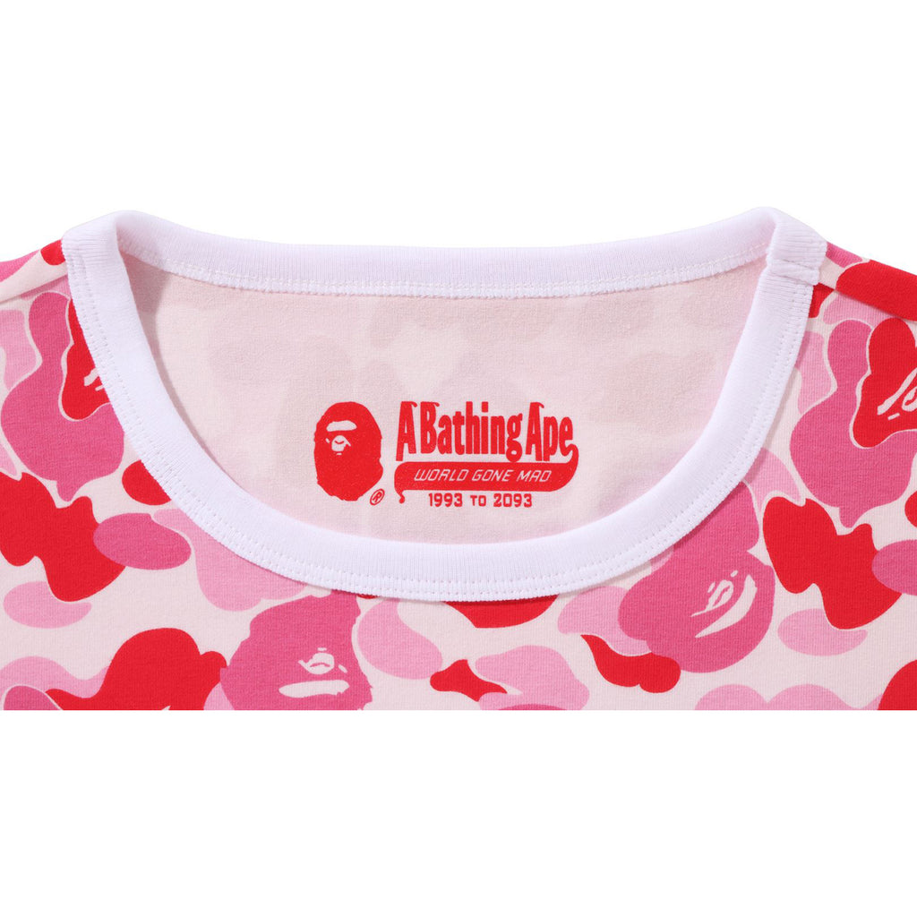 ONE POINT ABC CAMO TRIM TEE LADIES | us.bape.com