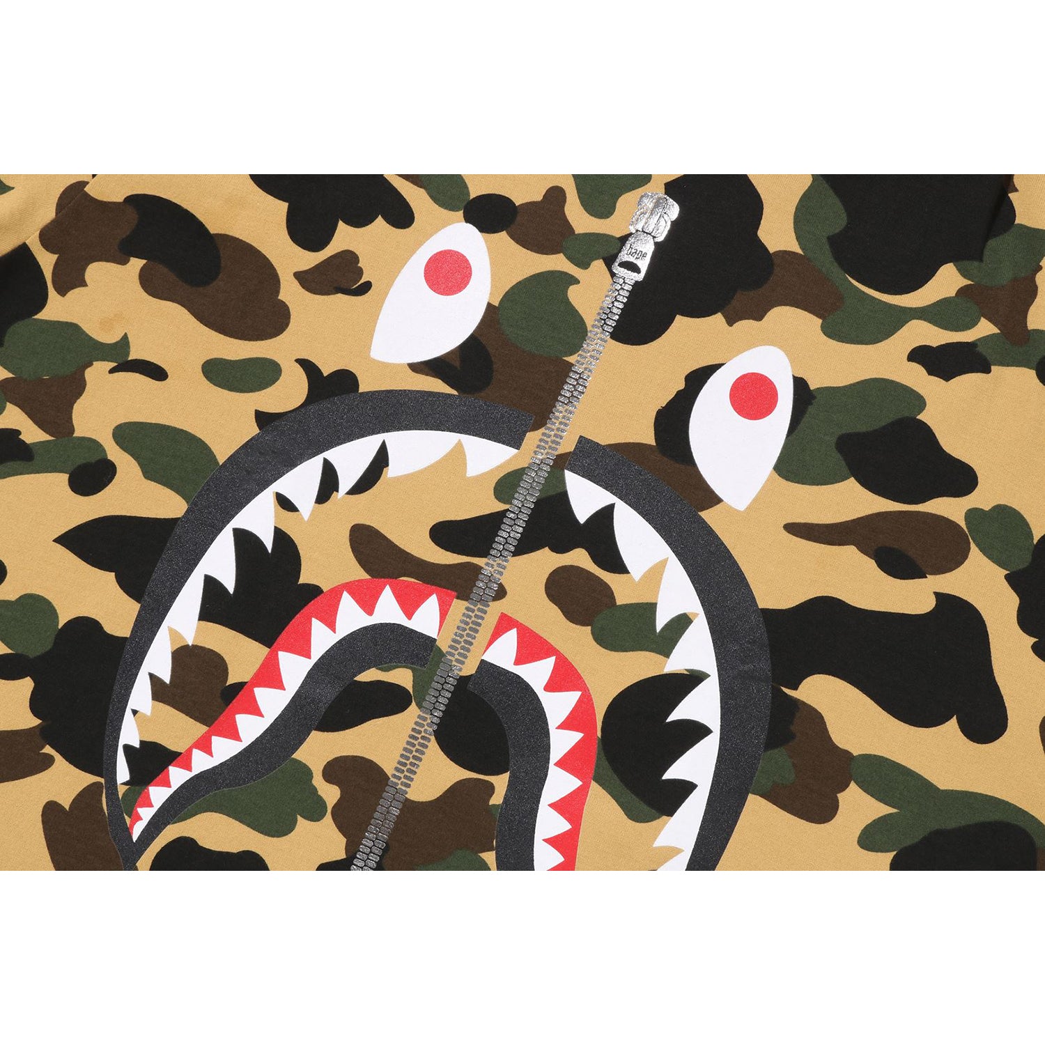 Bape 1st Camo Shark Tee Yellow