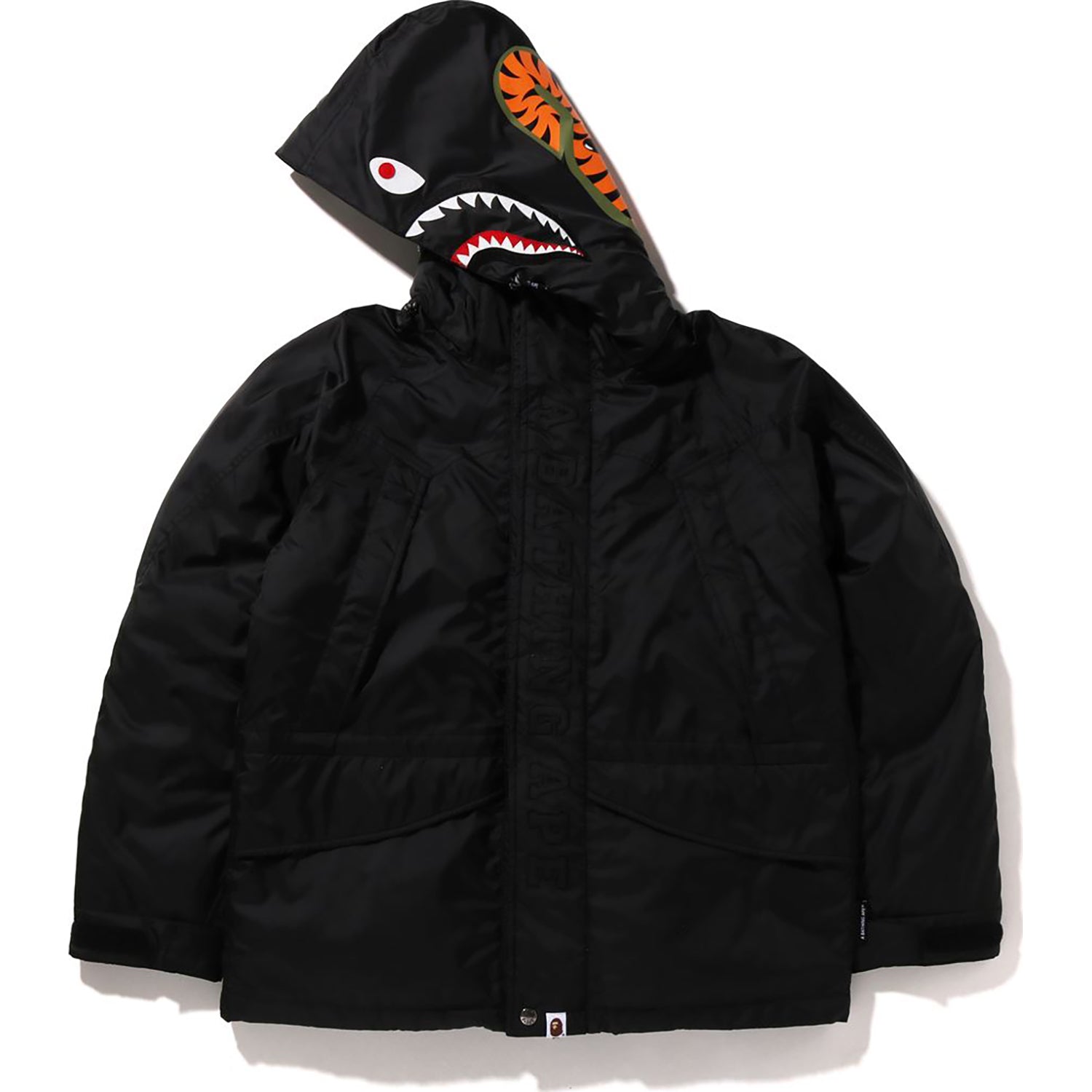 Bape Shark Snowboard Down Jacket Black