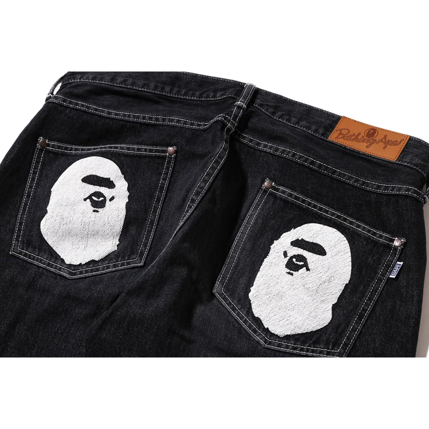 APE HEAD RELAXED FIT DENIM PANTS MENS – us.bape.com