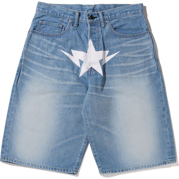 TWIN STA DENIM SHORTS MENS | us.bape.com