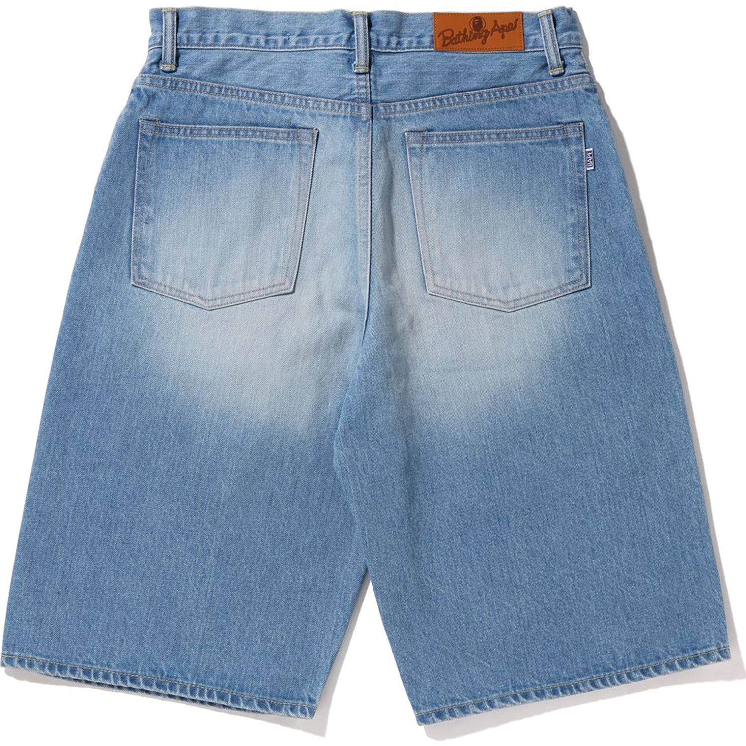 Bape Twin Sta Denim Shorts Indigo