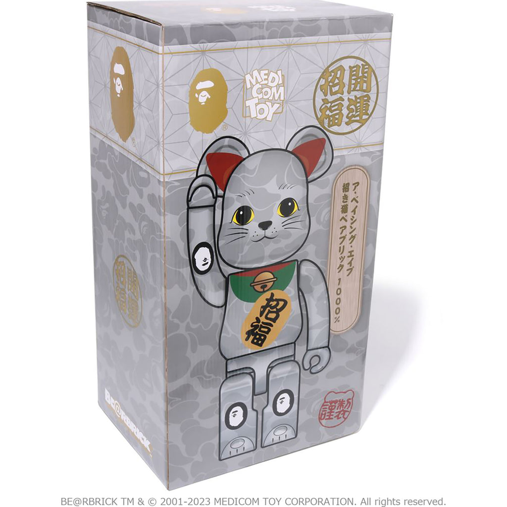 BAPE X MEDICOM TOY MANEKINEKO 1000%