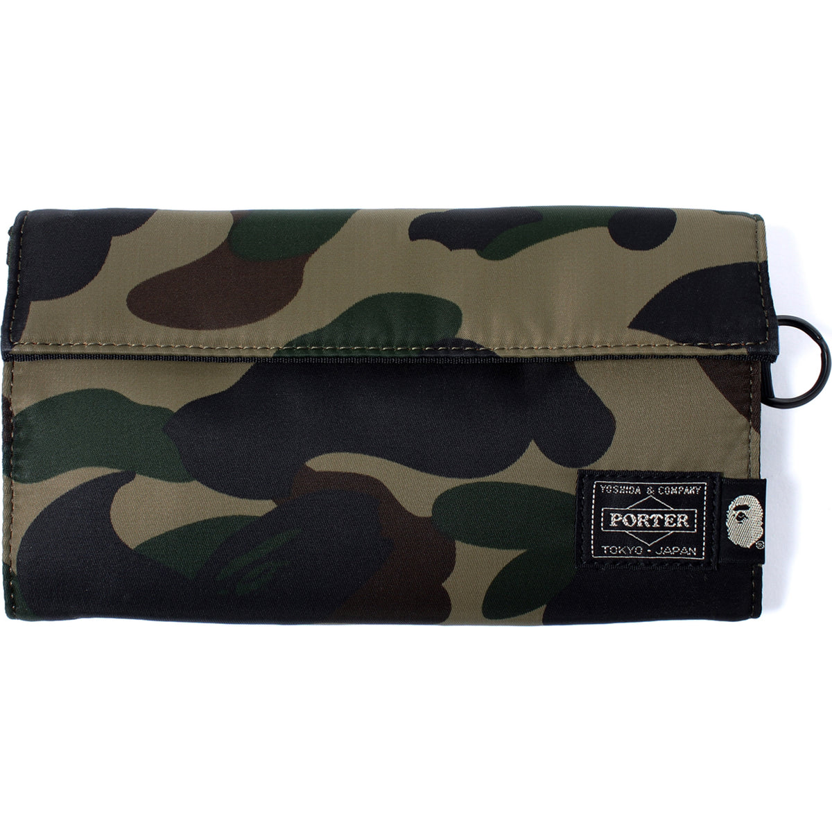 BAPE X PORTER 1ST CAMO LONG WALLET MENS