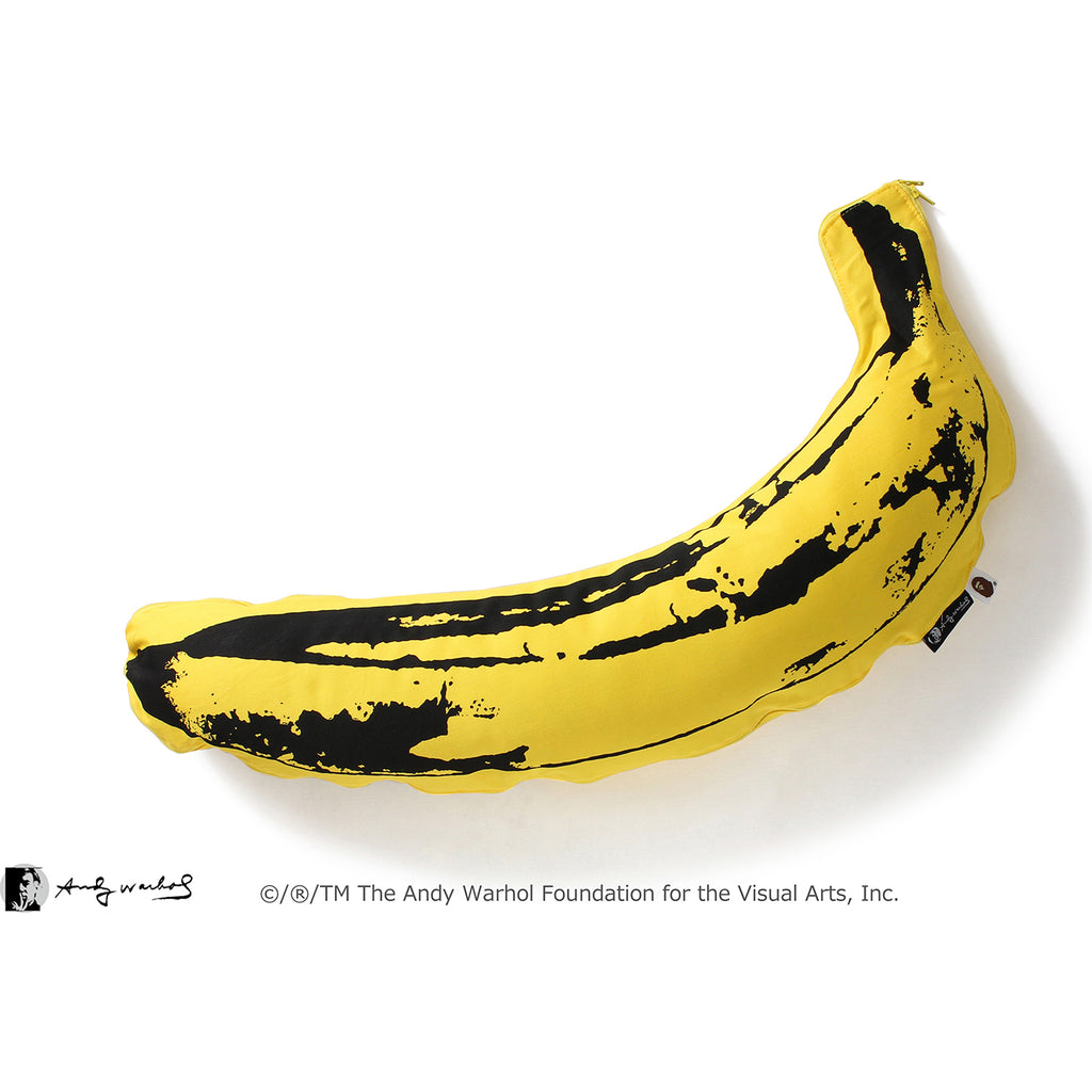 MEDICOM TOY ANDY WARHOL ABC BANANA CUSHION SMALL