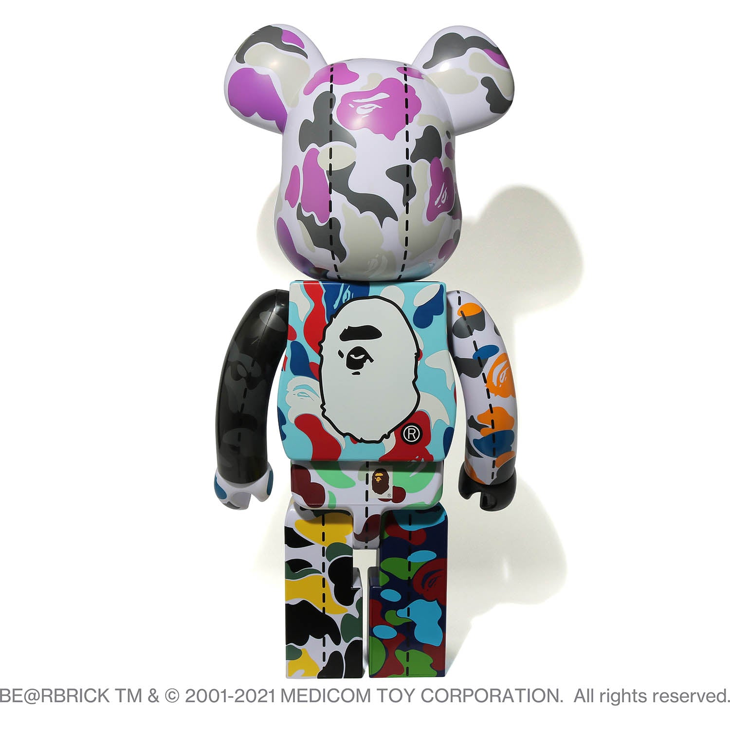 逸品】 その他 1000% SHARK CAMO LINE BE@RBRICK BAPE(R) その他 