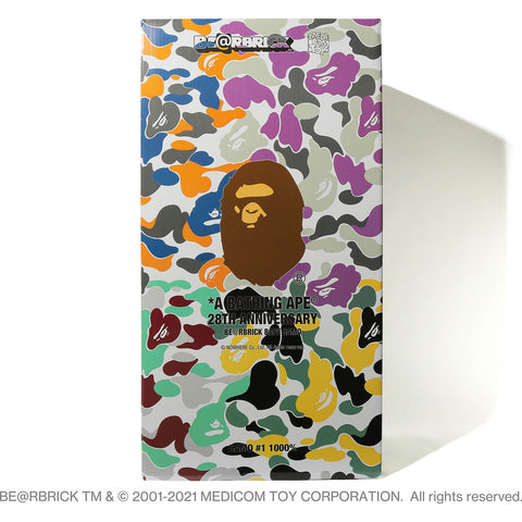 A BATHING APE 28TH ANNIVERSARY BE@RBRICK 1000% | us.bape.com