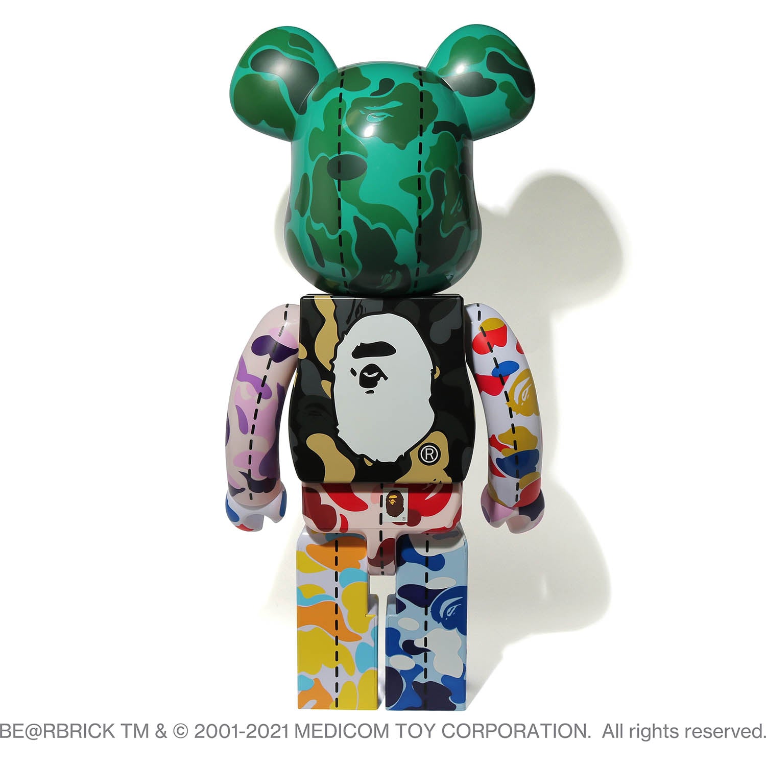 日本製定番BE@RBRICK 100% A BATHING APE(R) 28TH ANNIVERSARY BAPE CAMO #1 シークレット含む8種セット エイプ カモ キューブリック、ベアブリック