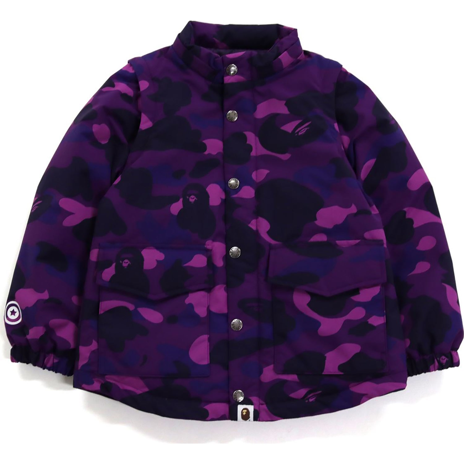 COLOR CAMO SHARK 4WAY DOWN JACKET KIDS – us.bape.com