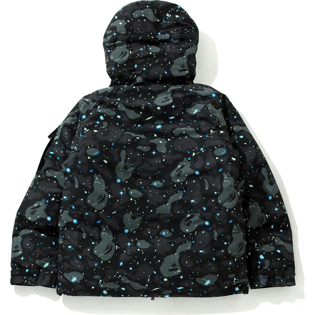 SPACE CAMO MILITARY LOOSE FIT HOODIE DOWN JACKET MENS | us.bape.com