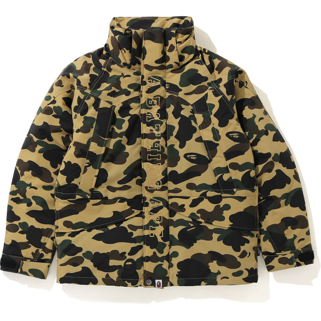 1ST CAMO SHARK SNOWBOARD DOWN JACKET MENS | us.bape.com