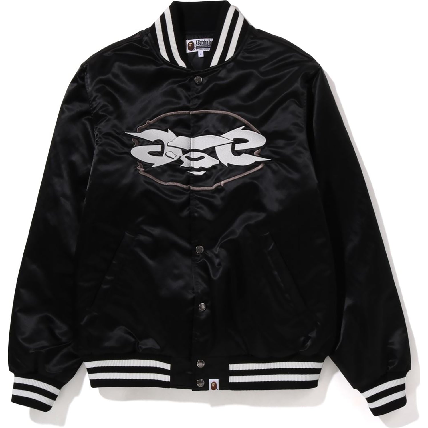 APE RELAXED FIT NYLON VARSITY JACKET MENS – us.bape.com