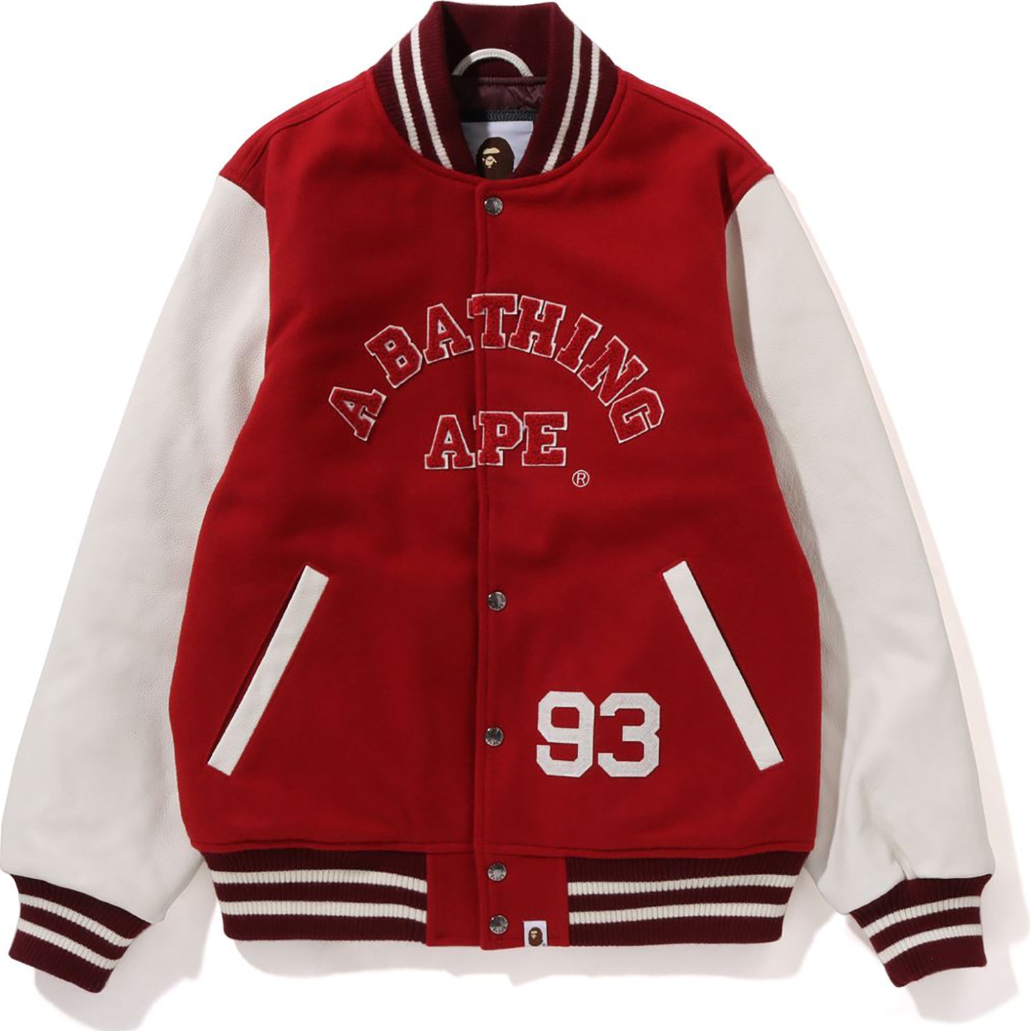 GIANT APE HEAD VARSITY JACKET MENS