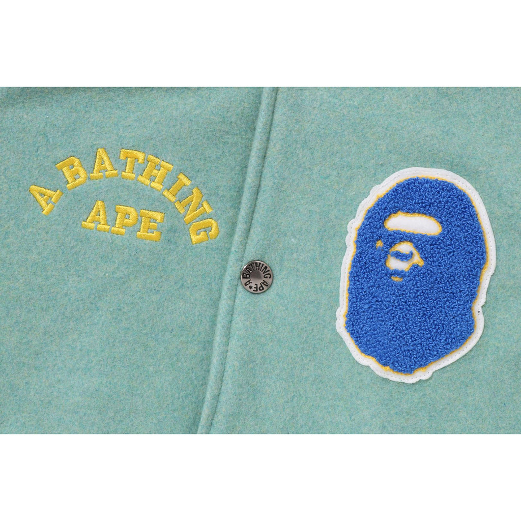 APE HEAD VARSITY JACKET KIDS | us.bape.com