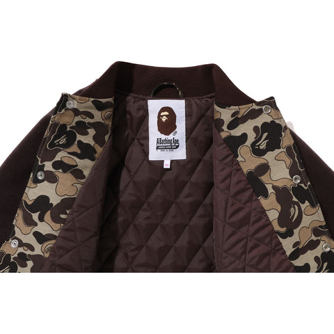 COOKIE CAMO 2 VARSITY JACKET LADIES | us.bape.com