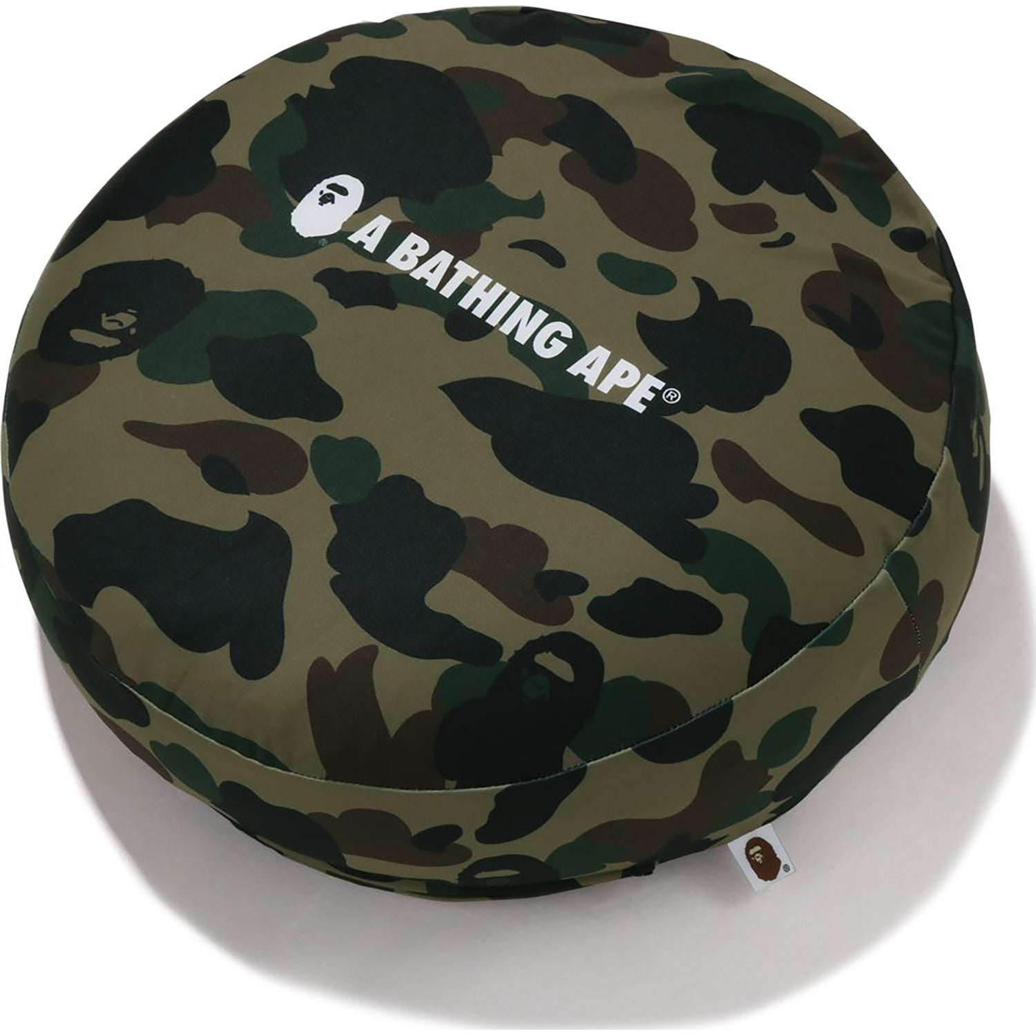 1ST CAMO A BATHING APE CIRCLE FLUFFY BEADS CUSHION – us.bape.com