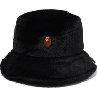 ONE POINT FUR BUCKET HAT LADIES