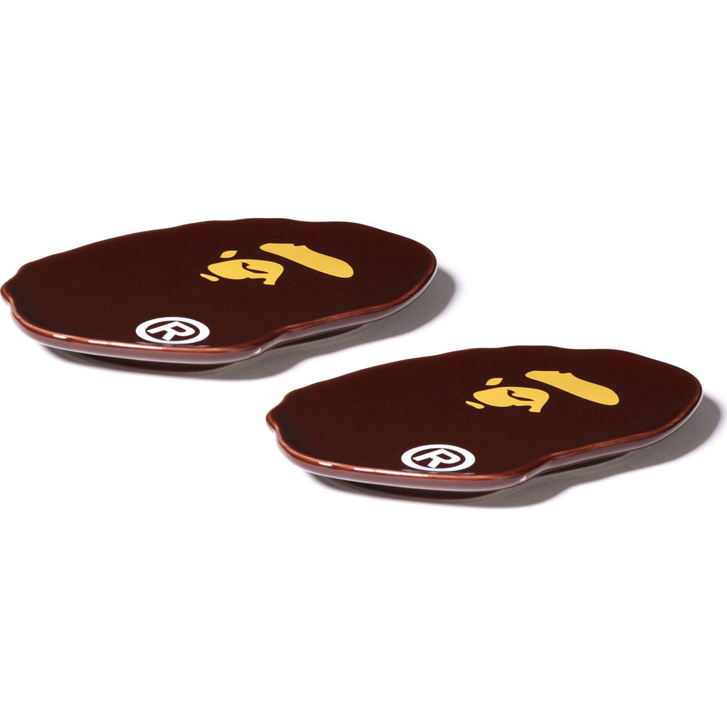 APE HEAD SMALL PLATE TWO PIECE SET MENS