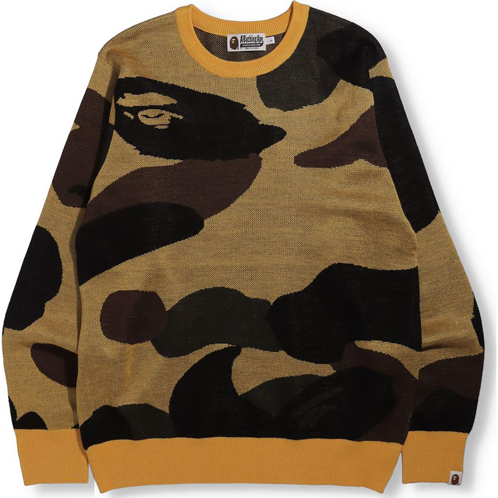 GIANT 1ST CAMO WIDE FIT KNIT MENS | us.bape.com