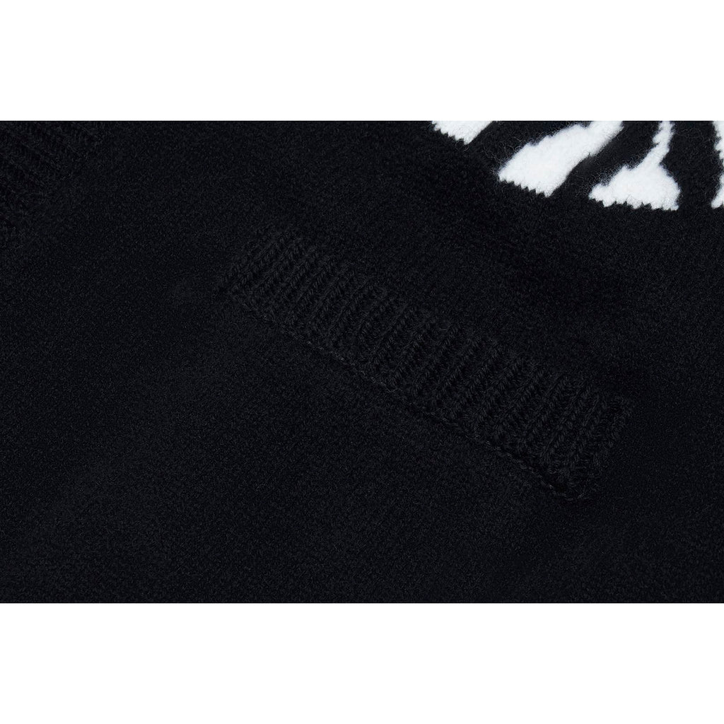 BAPE BLACK COLLEGE CARDIGAN MENS