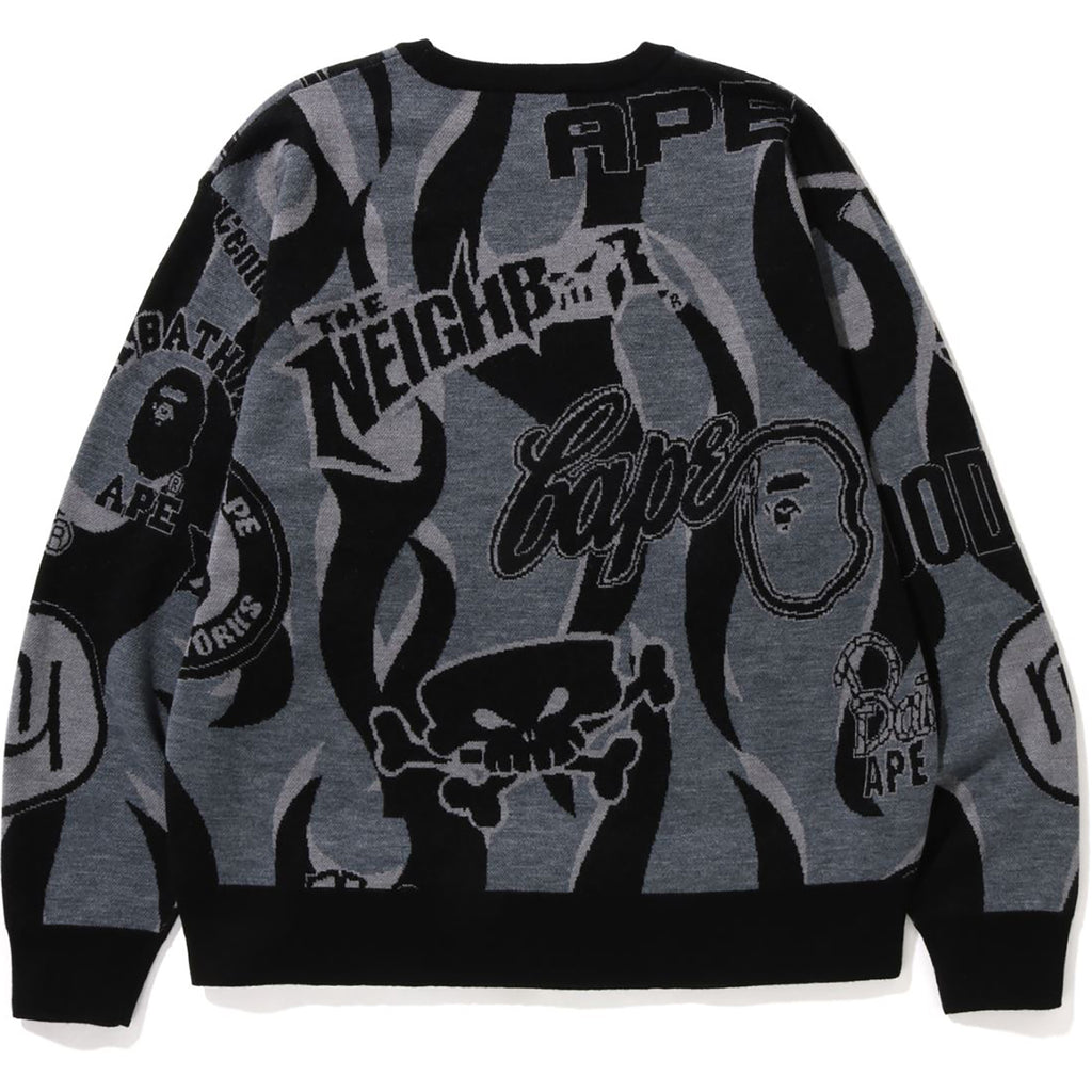 BAPE X NEIGHBOURHOOD RELAXED FIT KNIT MENS