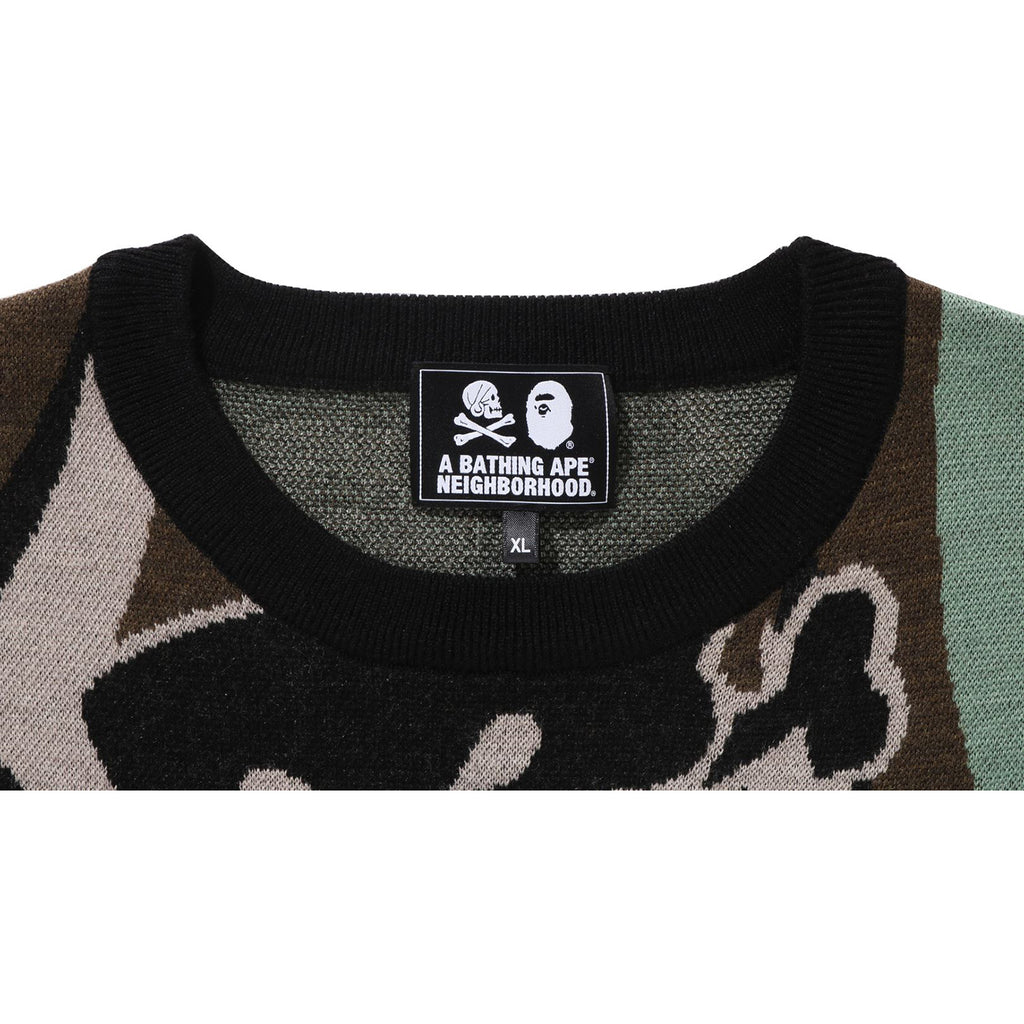 BAPE X NEIGHBOURHOOD RELAXED FIT KNIT MENS