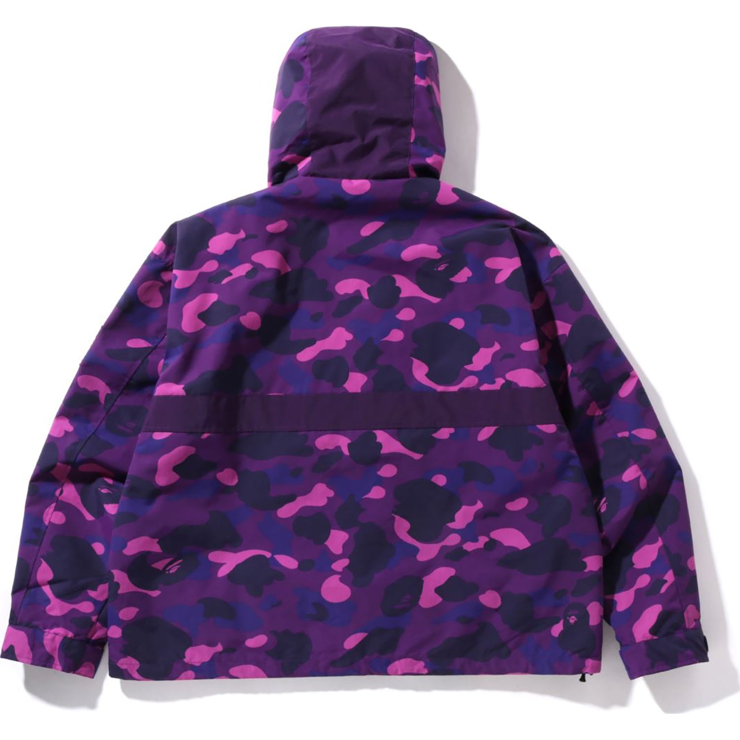 BAPE Color Camo College Cutting Relaxed Fit Hoodie Purple