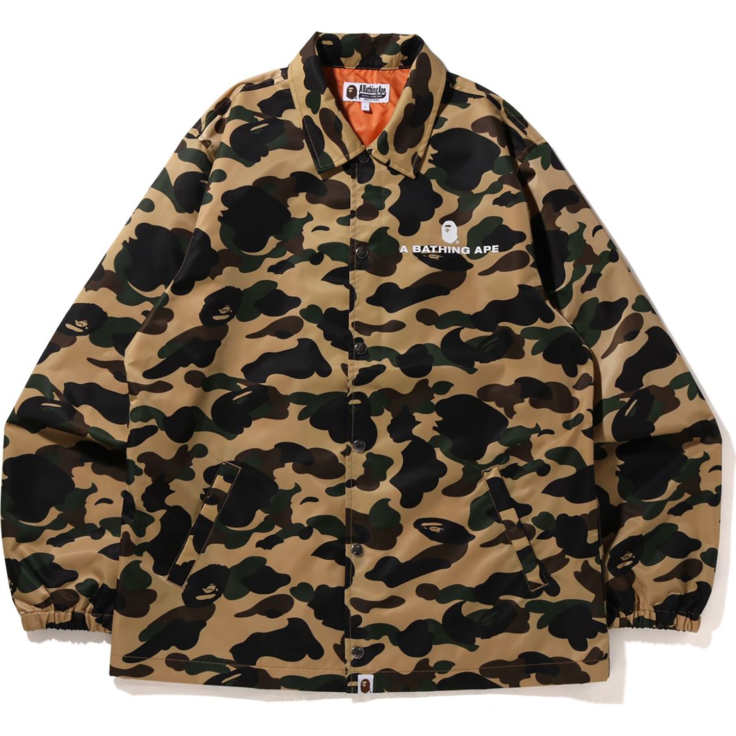 1ST CAMO NYLON TWILL COACH JACKET MENS