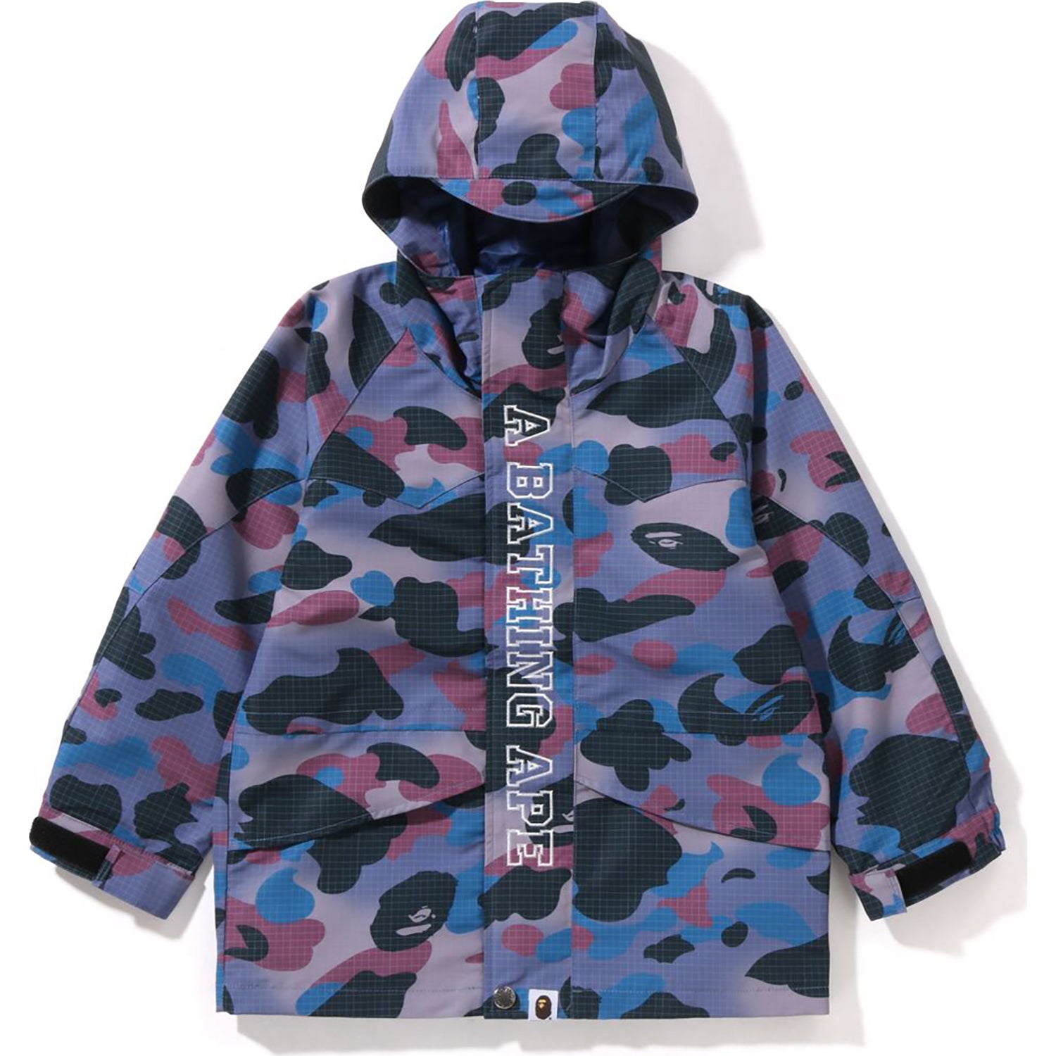 GRID CAMO SNOWBOARD JACKET KIDS us.bape