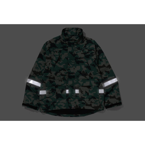 WOODLAND CAMO RELAXED FIT SAFETY JACKET MENS