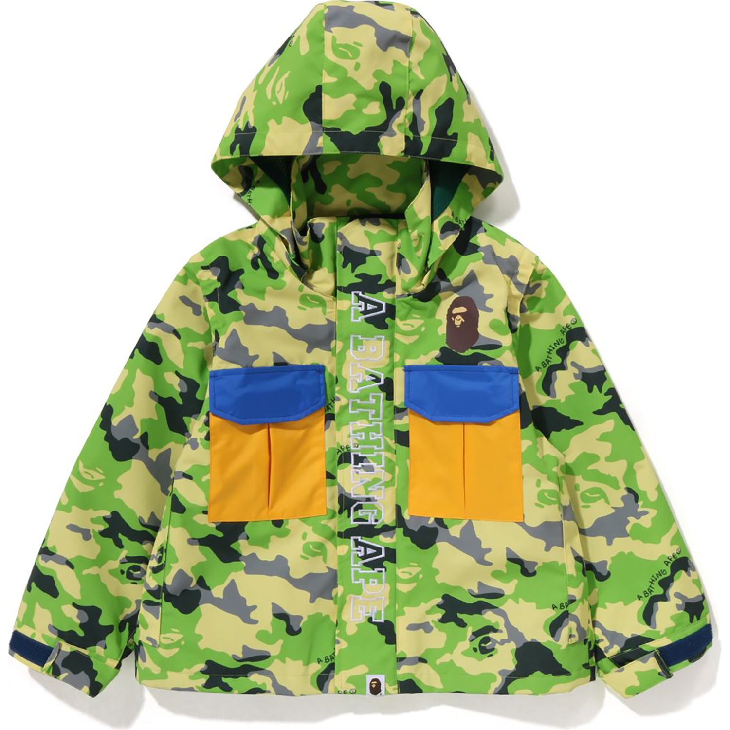 豪華 BAPEKIDS140cmSHARKMA-1ジャケット1stcamo迷彩nike ジャケット/上 