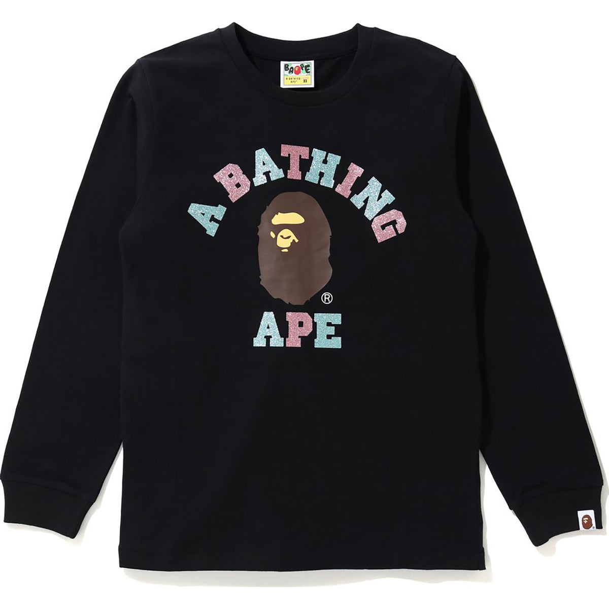 GLITTER COLLEGE L/S TEE LADIES