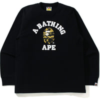 1ST CAMO COLLEGE L/S TEE MENS