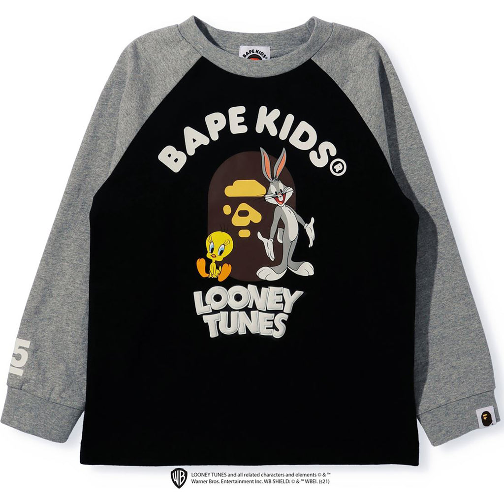 BAPE X LOONEY TUNES L/T TEE KIDS | us.bape.com