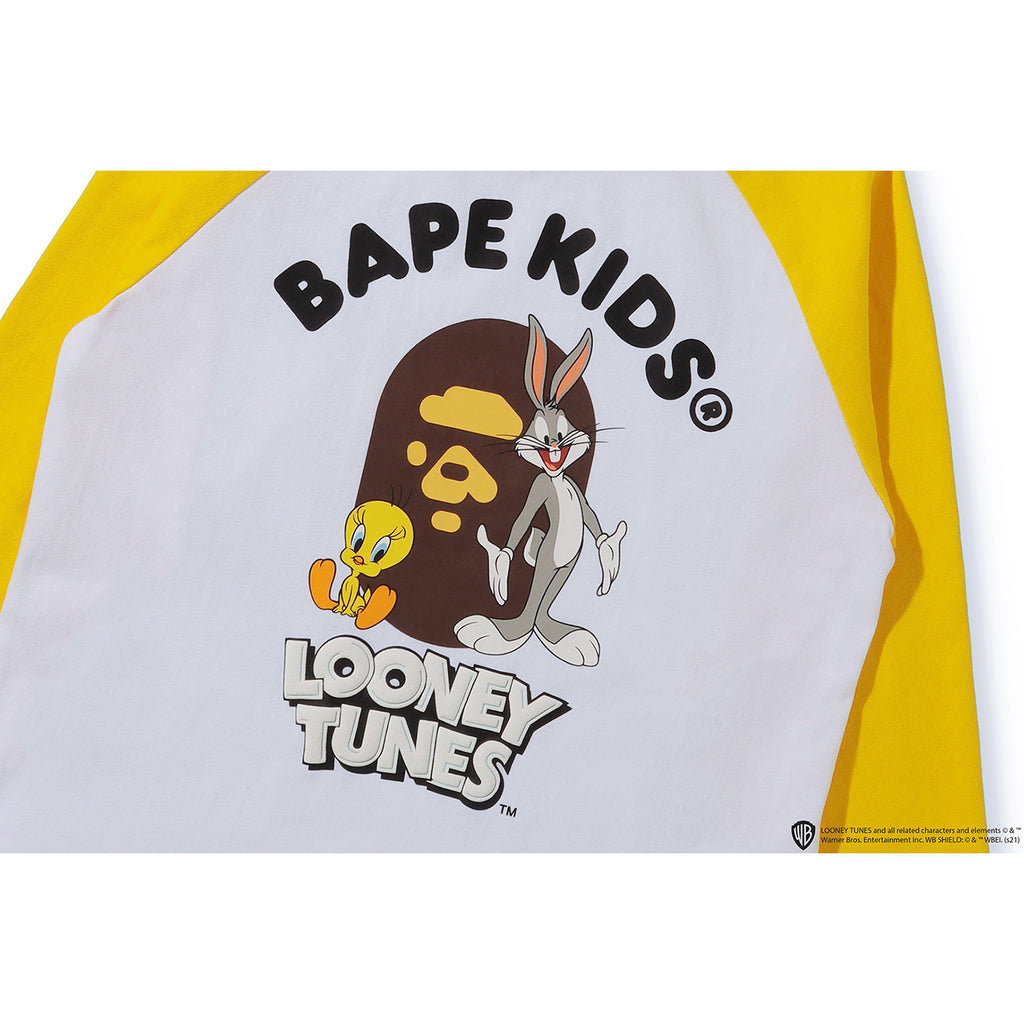 BAPE X LOONEY TUNES L/T TEE KIDS | us.bape.com