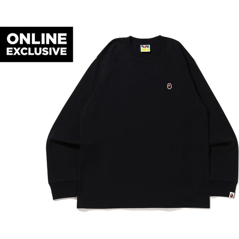 APE HEAD ONE POINT L/S TEE BAPEC MENS | us.bape.com