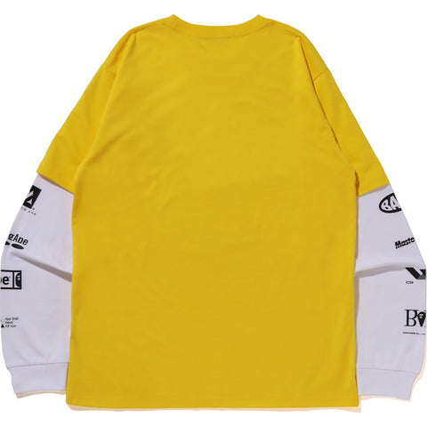 BAPE STA LAYERED L/S TEE MENS