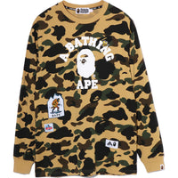 MULTI LABEL 1ST CAMO L/S TEE LADIES