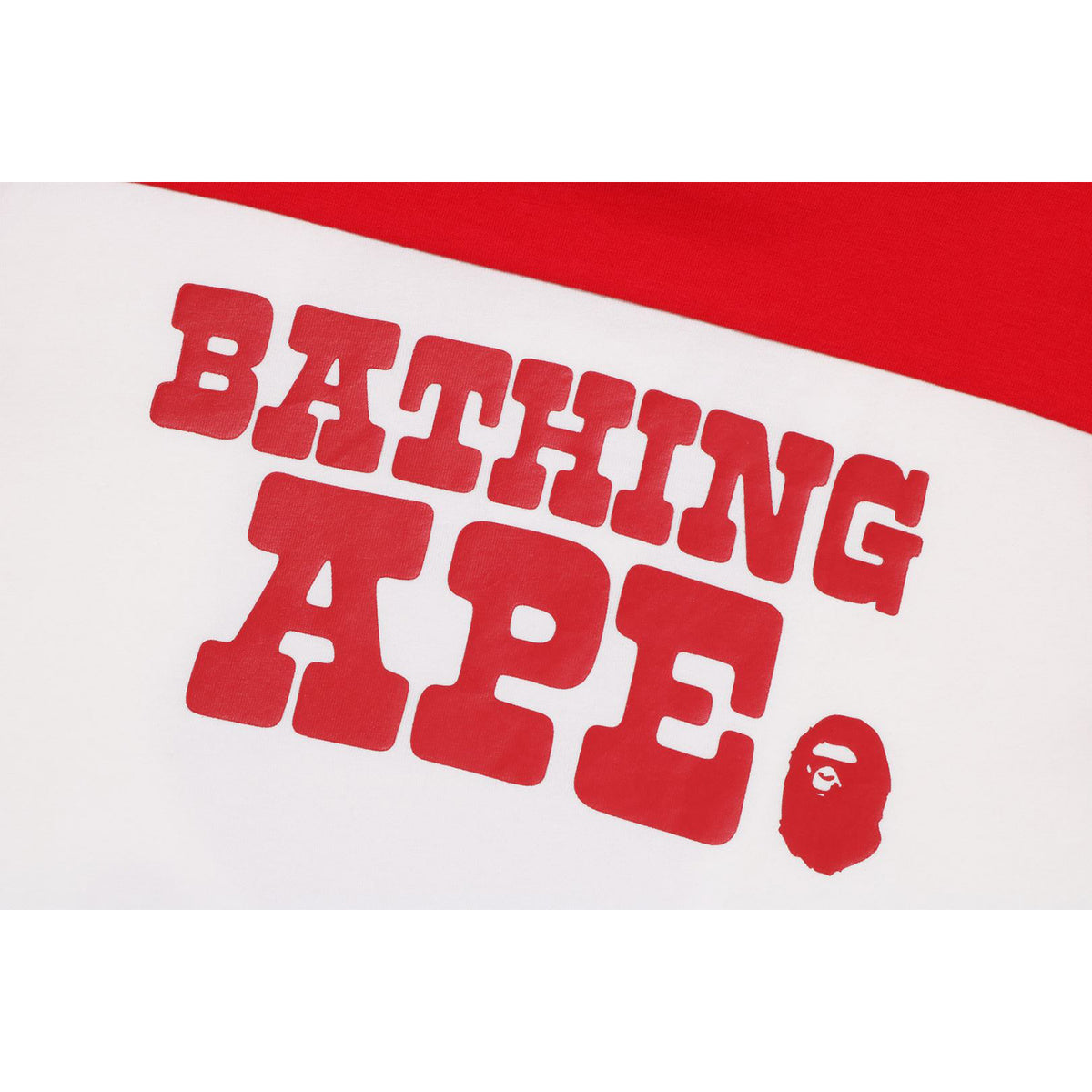 BATHING APE FOOTBALL L/S TEE KIDS
