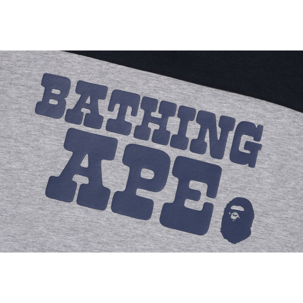 BATHING APE FOOTBALL L/S TEE KIDS