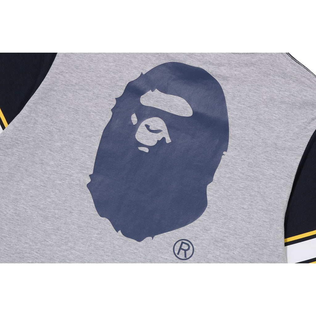 BATHING APE FOOTBALL L/S TEE KIDS