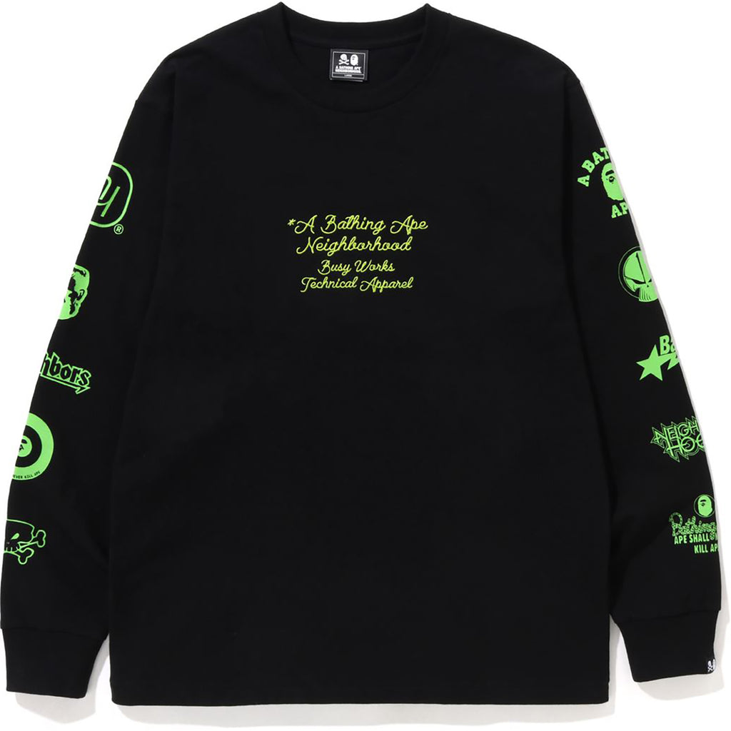 BAPE X NEIGHBOURHOOD L/S TEE MENS