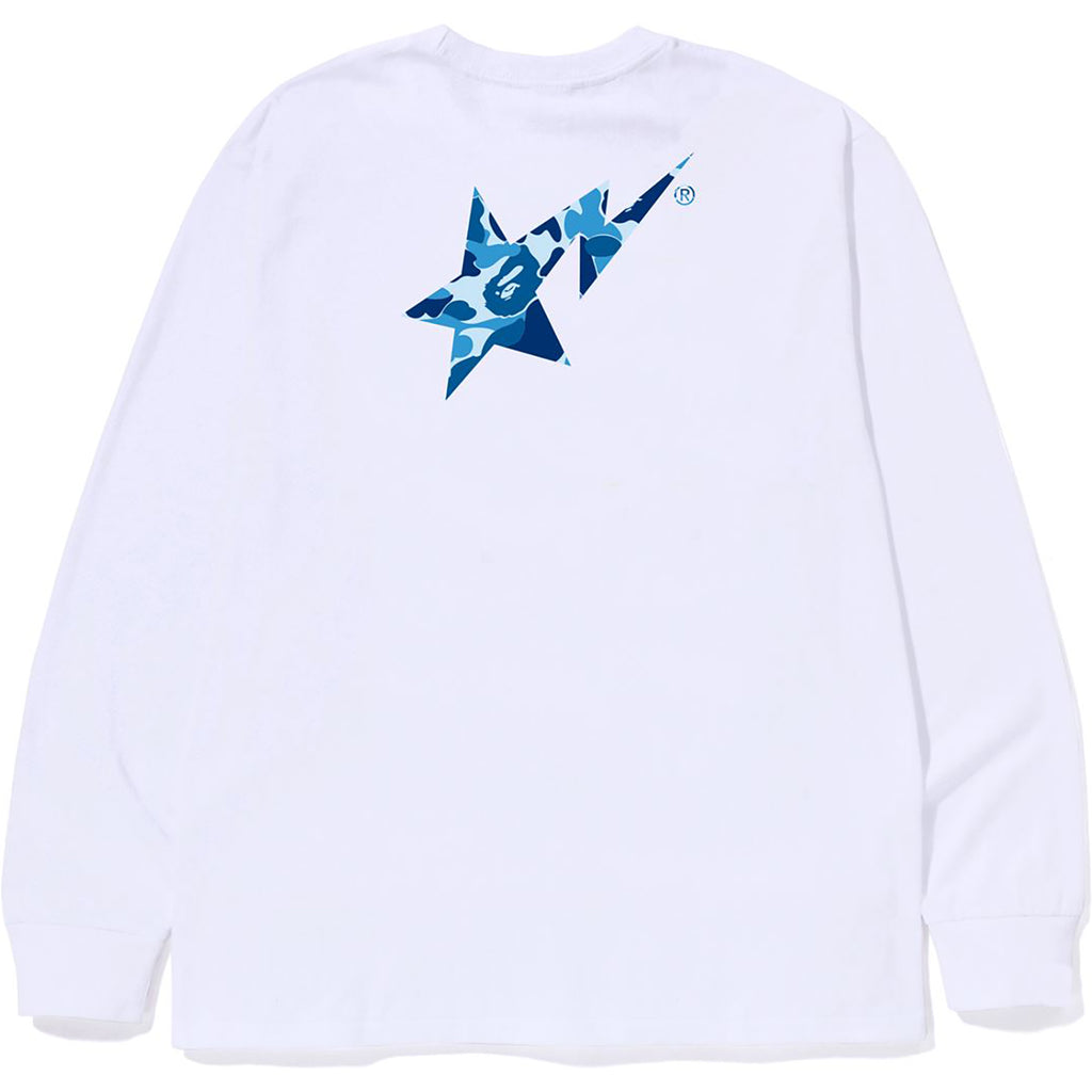 ABC CAMO BAPE STA LOGO L/S TEE MENS