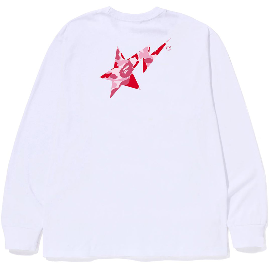 ABC CAMO BAPE STA LOGO L/S TEE MENS