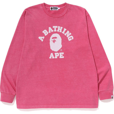 OVERDYE COLLEGE RELAXED FIT L/S TEE MENS