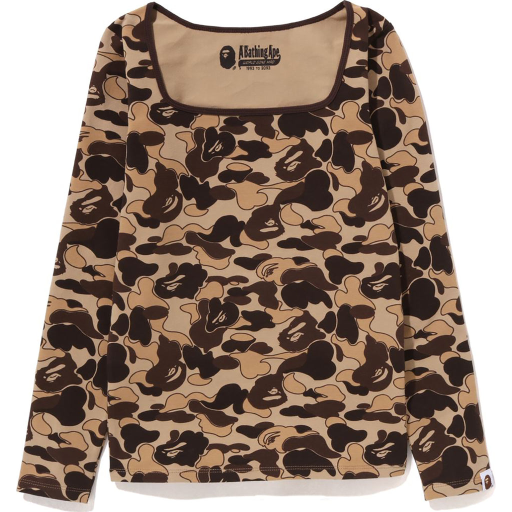 COOKIE CAMO 2 L/S TEE LADIES | us.bape.com